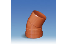 110mm 45o Single Socket Bend