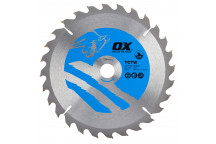 OX Wood Cut Circ Saw Blade 190/20mm 28 Teeth