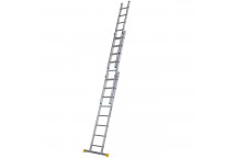 Square Rung Extension Ladder 3 Section 2.45m - 5.81m