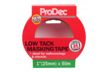 25mm x 50m Low Tack Masking Tape