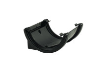 112mm Union Bracket Black Round (XR407BL)