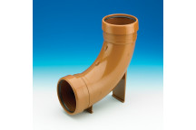 110mm 90o Double Socket Rest Bend