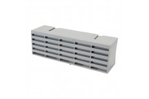 Plastic Airbrick -  Grey  9\"x3\"