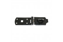8\" Bolt On Hasp-Staple Black