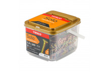 Solo Woodscrews-PZ-Yellow TUB 5mm X 100mm(250pcs)