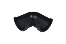 112mm x 90o Angle Black Round (XR401BL)