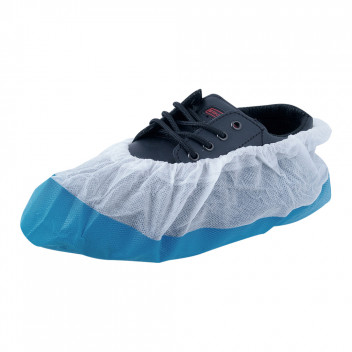 Pk (5 Pairs) Disposable Plastic Overshoes
