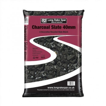 Mini Charcoal Slate 40mm (25kg)