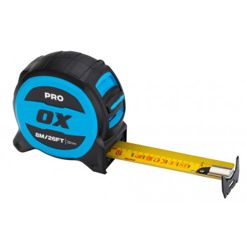 OX Pro 8m/26ft Tuff Blade Tape Measure