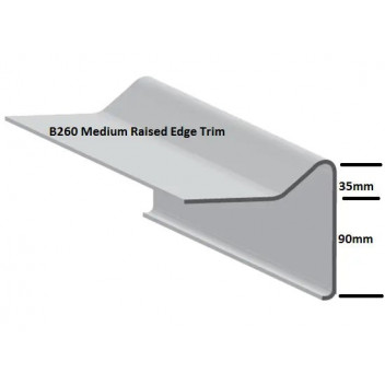 Sentinel Raised Edge Trim B260 3m