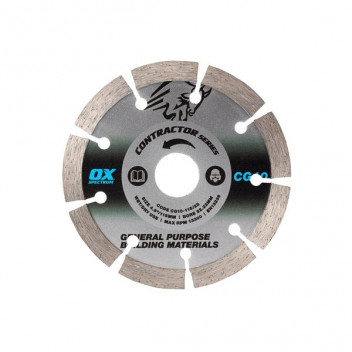 Ox Contractor Diamond Blade 10mm - General Purpose - 115/22.23mm