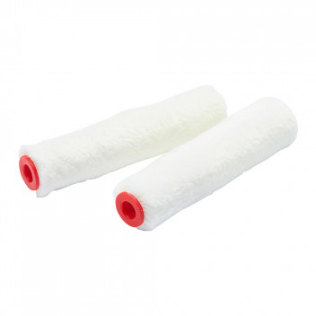 2pk 4\" Gloss Pile Mini Rollers Refills