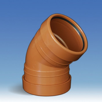 110mm 45o Double Socket Bend