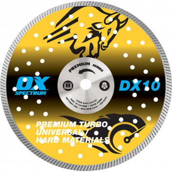 OX Diamond Blade Universal/Hard 115/22.23mm DX10-115/22