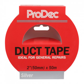 Prodec 50mm x 50mtr Silver Duct Tape