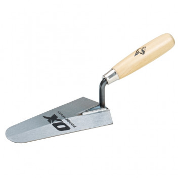 OX Trade Gauging Trowel Wooden Handle 7inc