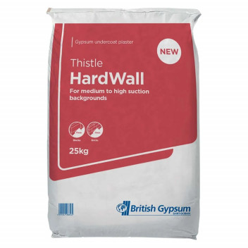 Thistle Hardwall Plaster 25kg (45)