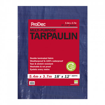 18\' x 12\' Blue Tarpaulin