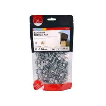 20x3.00 Clout Nail ELH Gal 1kg
