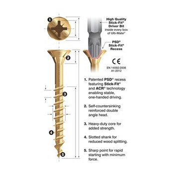 6x200mm Ultimate Screws (25)