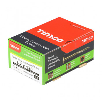 6.7 x 125mm W/H Timber Screw (50)