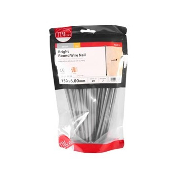 150x6.00 Round Wire Nail Bright 1kg
