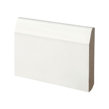 15 x 94mm MDF Chamfered / Once Bullnose Skirting 4.4mtr