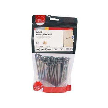 100x4.50 Round Wire Nail Bright 1kg