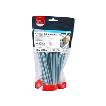 M8x130mm Bolt & Nut (30)