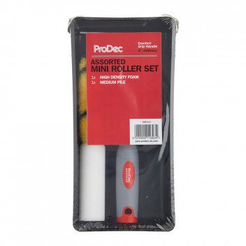 Prodec 4\" Mini Roller Twin Head Kit