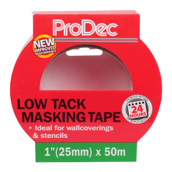 25mm x 50m Low Tack Masking Tape
