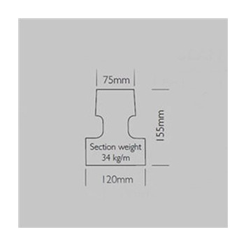 Standard Concrete Floor Beam 155mm x 3600mm