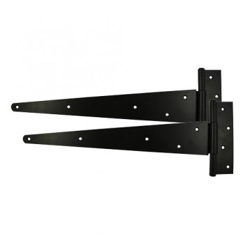 18\" Strong Tee Hinge Pair Black