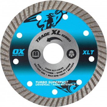 Ox Trade XL Turbo Diamond Blade - Universal & GP - 300/20mm