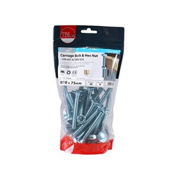 M10x75mm Bolt & Nut (28)