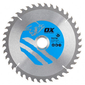 OX Wood Cut Circ Saw Blade 235/30mm 40 Teeth
