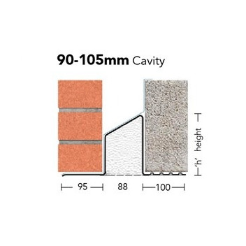 90mm x 4800mm Cavity Lintel