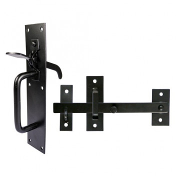 7.5\" Suffolk Latch Medium Black