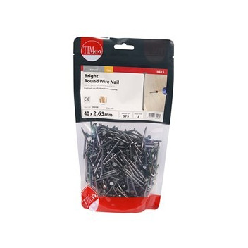 40x2.65 Round Wire Nail Bright 1kg