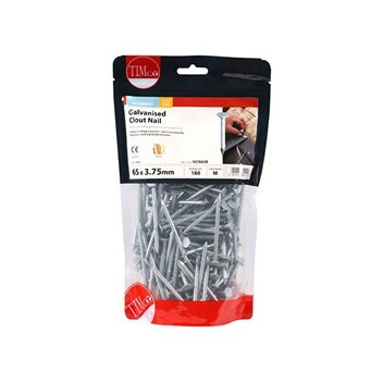 65x3.75 Clout Nail Galv 1kg
