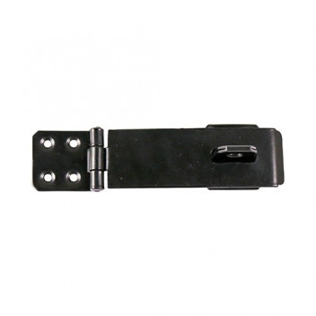 4.5\" Safety Hasp-Staple Black