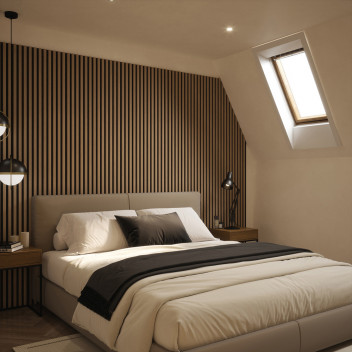 Tuscan Acoustic Panel Natural Oak 2400x608x21mm