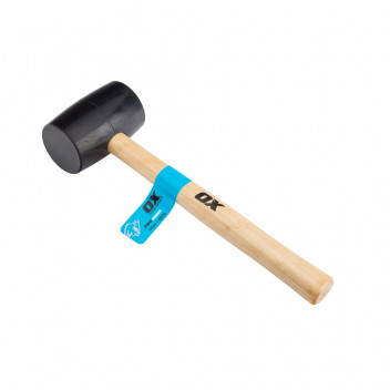 OX Trade Black Rubber Mallet 16oz