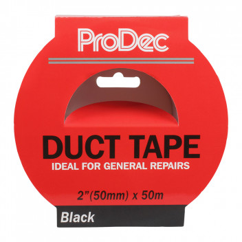 Prodec 50mm x 50mtr Black Duct Tape
