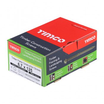 6.7 x 125mm Hex Timber Screw (50)