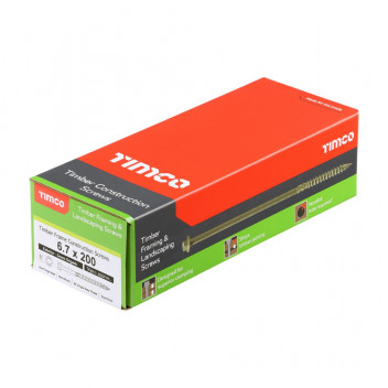 6.7 x 200mm Hex Timber Screw (50)