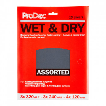 Prodec Wet & Dry - Assorted (pk10)