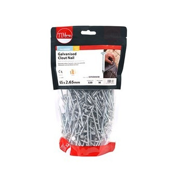 60x2.65 Clout Nail Galv 1kg