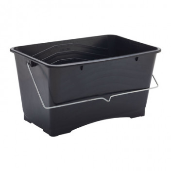 15l Black Plastic Scuttle