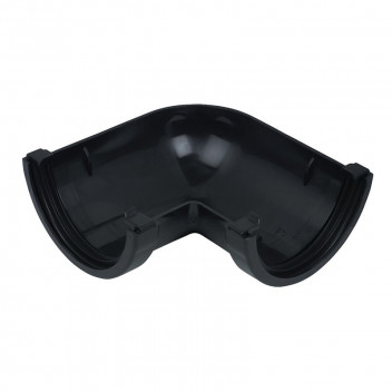 112mm x 90o Angle Black Round (XR401BL)